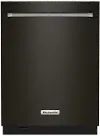 KDTM604KBS KitchenAid Top Control Dishwasher - Black Stainless Steel
