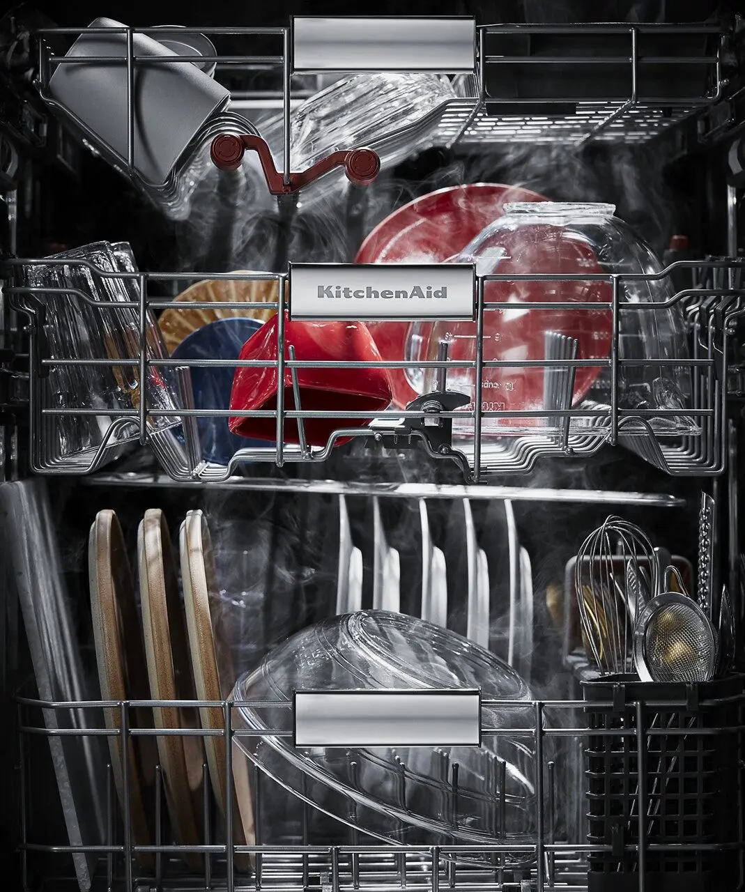 KDTM604KBS KitchenAid Top Control Dishwasher - Black Stainless Steel-3