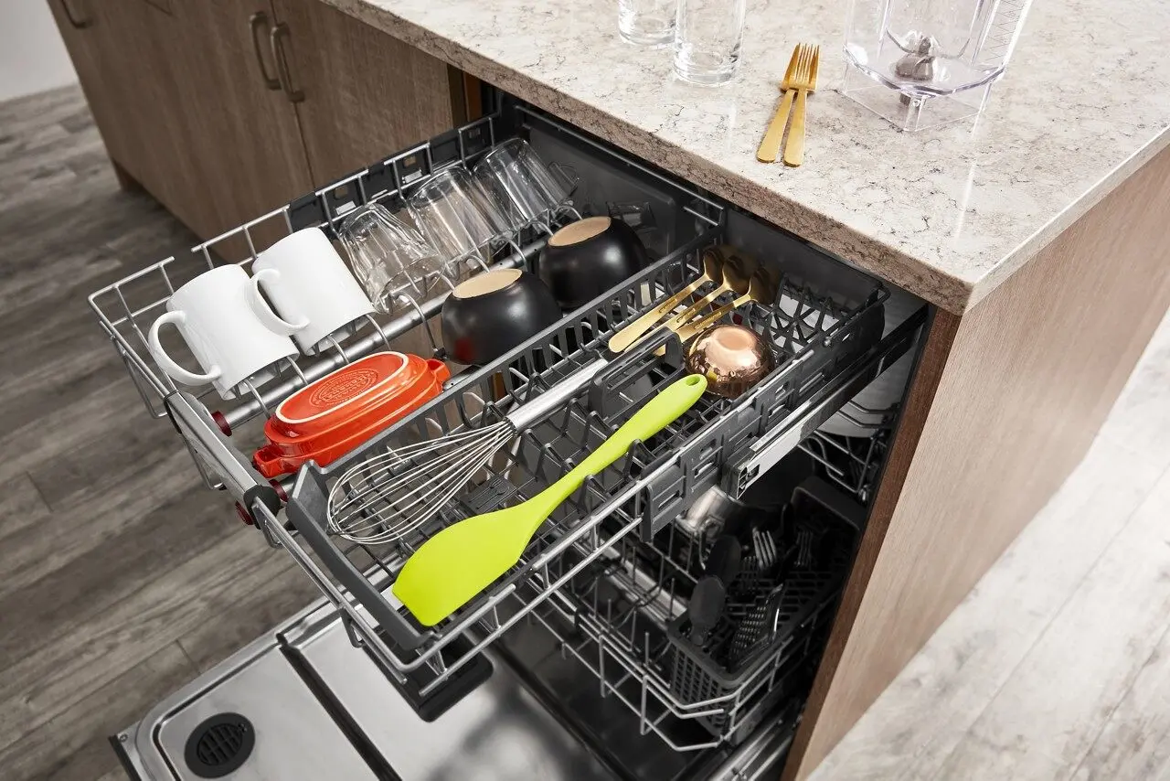 KDTM604KBS KitchenAid Top Control Dishwasher - Black Stainless Steel-6
