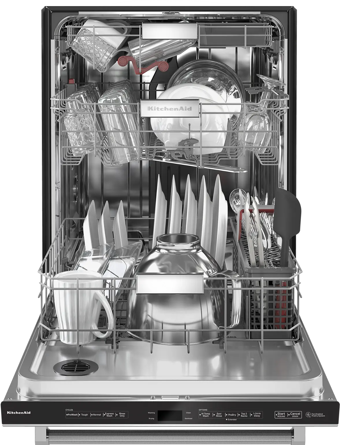 KDTM604KPS KitchenAid Top Control Dishwasher - Stainless Steel-4