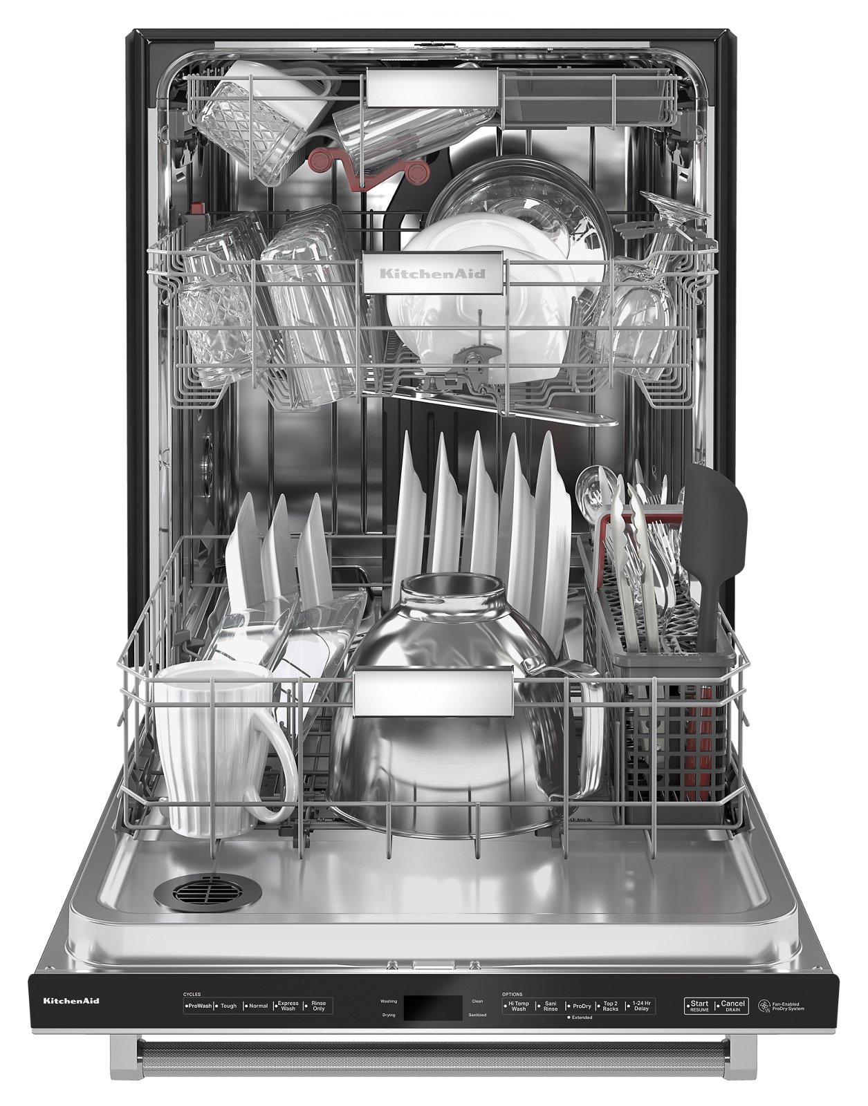 KDTM604KPS Kitchenaid Top Control Dishwasher with Towel Handle - Stainless Steel-4