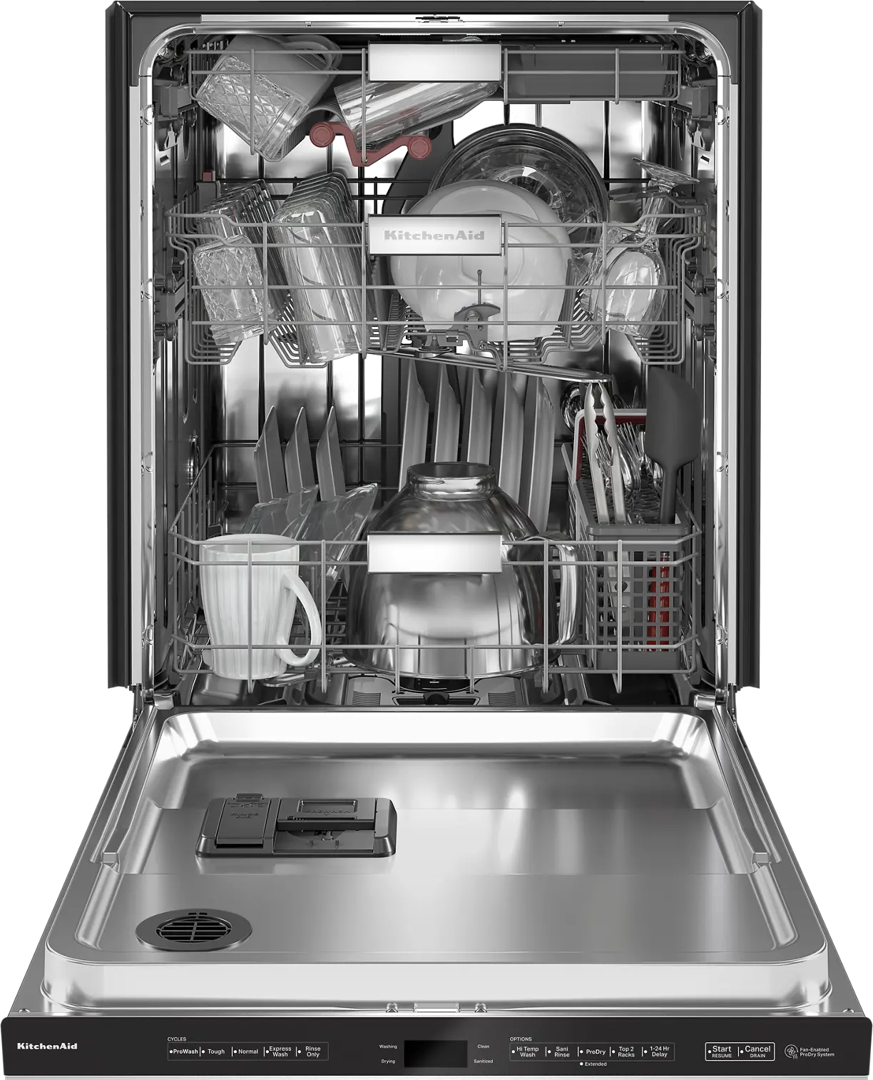 KDPM604KBS Kitchenaid Top Control Dishwasher - Black Stainless Steel-4
