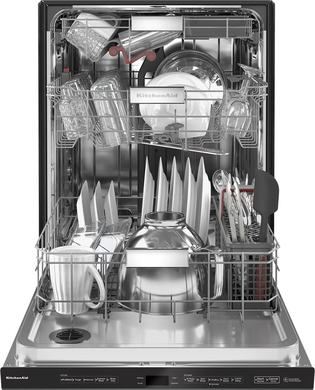 KDPM604KBS Kitchenaid Top Control Dishwasher - Black Stainless Steel-5