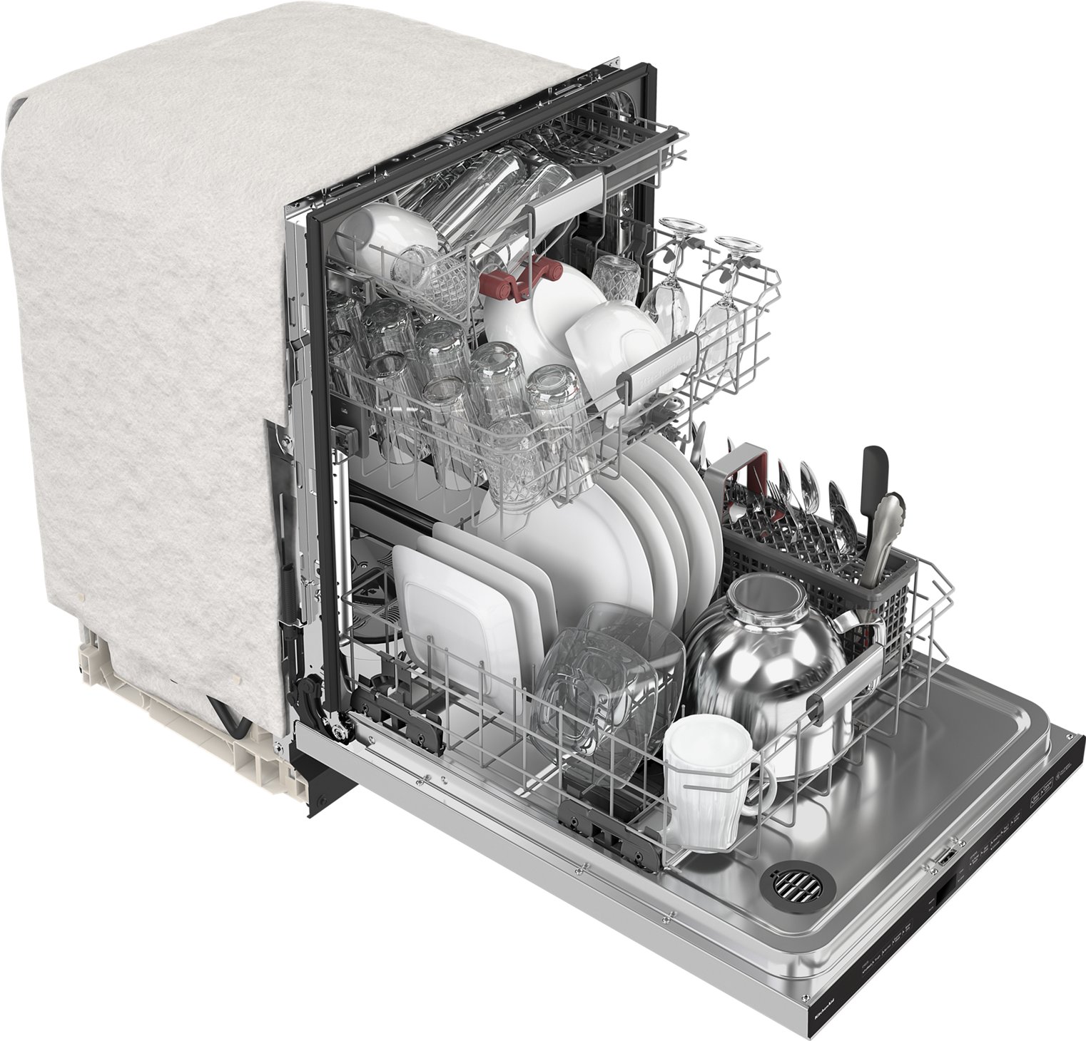 KDPM604KPS Kitchenaid Top Control Dishwasher - Stainless Steel-6