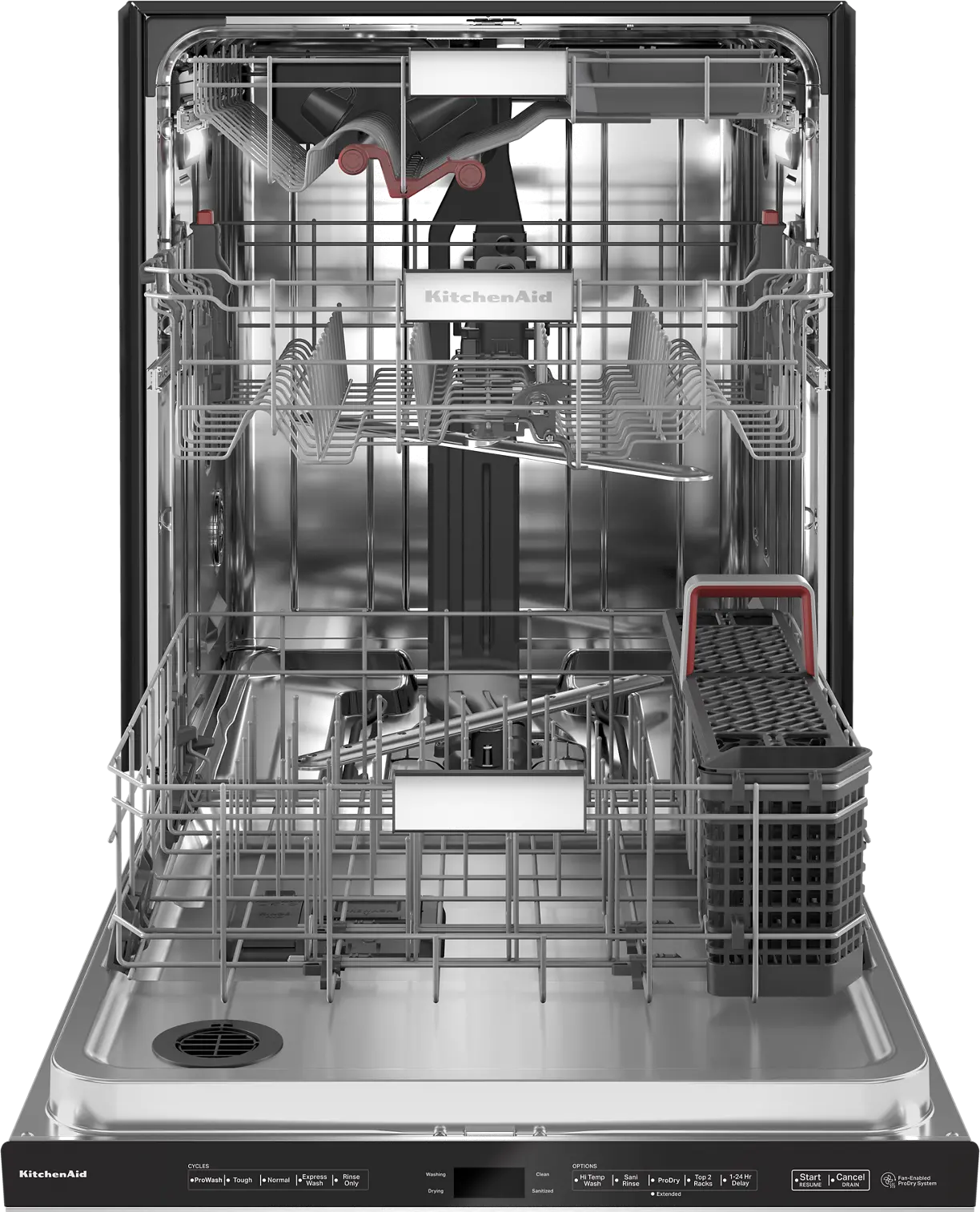 KDPM704KPS KitchenAid Top Control Dishwasher - Stainless Steel-3