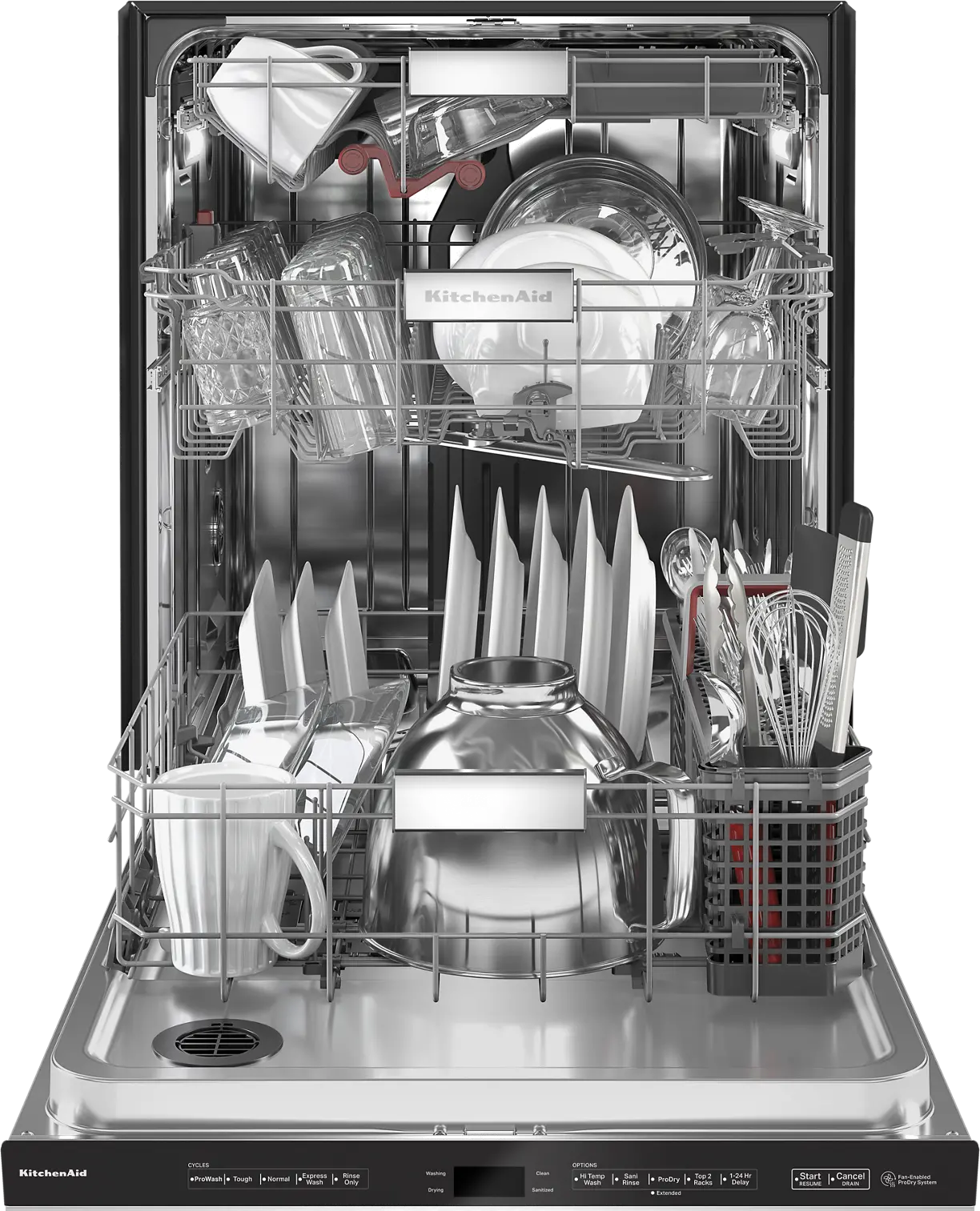 KDPM704KPS KitchenAid Top Control Dishwasher - Stainless Steel-4