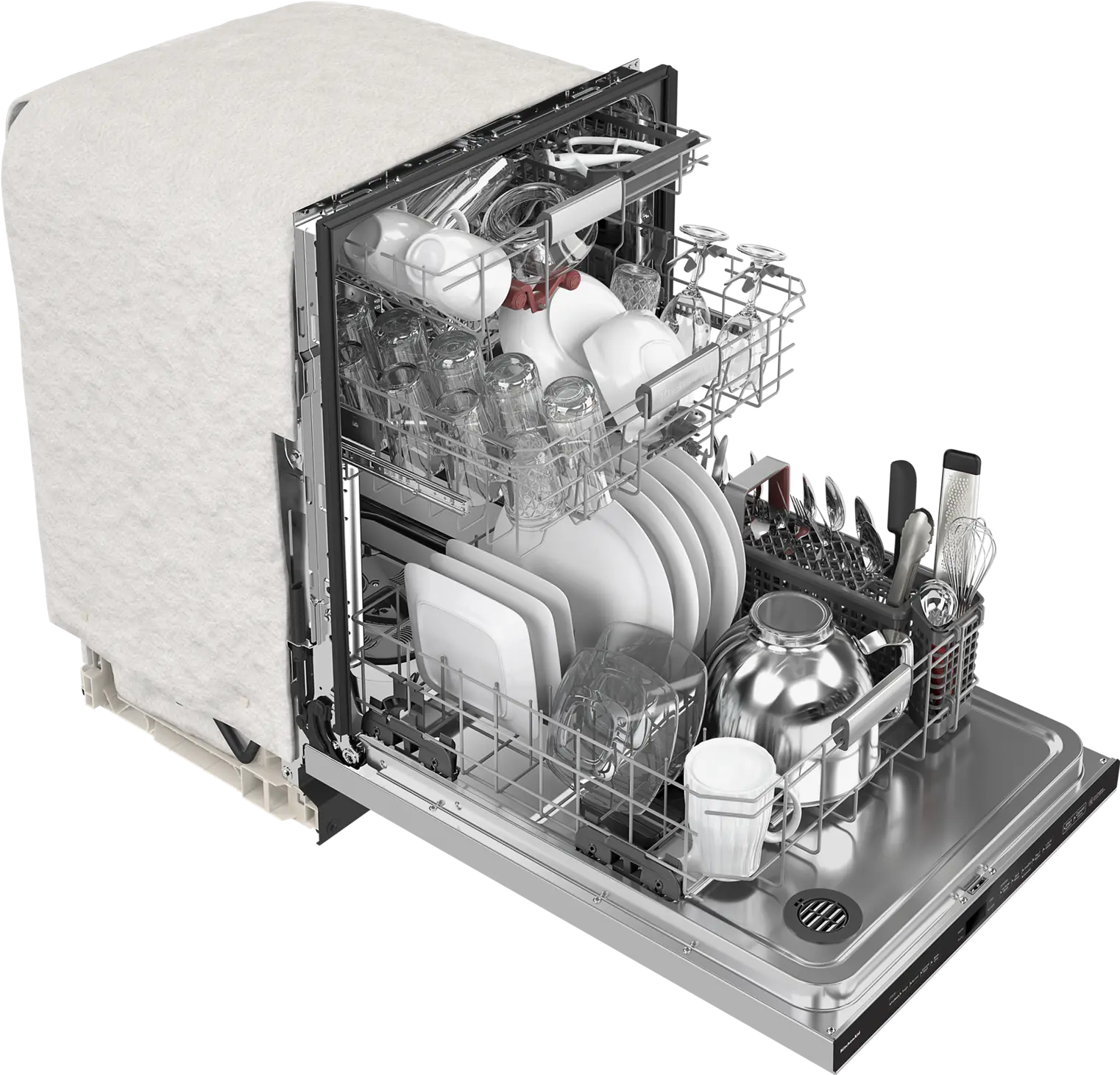 KDPM704KPS KitchenAid Top Control Dishwasher - Stainless Steel-5