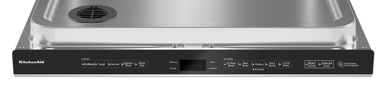 KDPM704KPS Kitchenaid 24 Inch Dishwasher with Top Controls and LED lighting - Stainless Steel-2