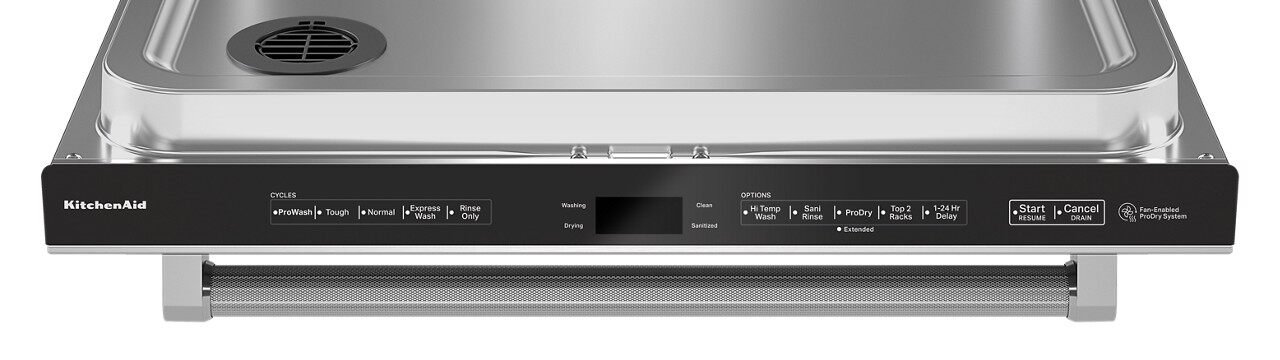 KDTM704KPS Kitchenaid 24 Inch Dishwasher with Top Controls and Towel Handle - Stainless Steel-2