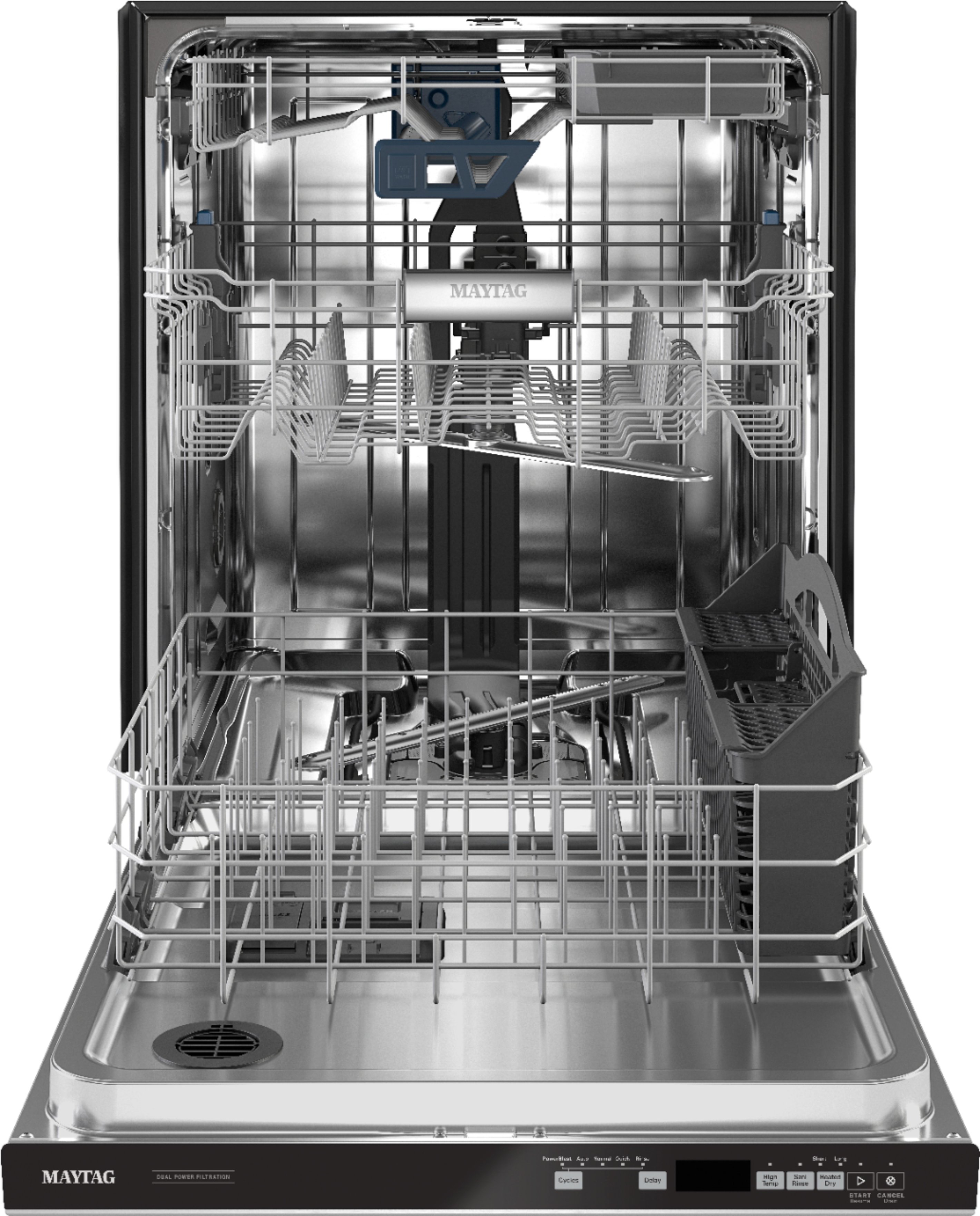 MDB8959SKZ Maytag 24 Inch Top Control Dishwasher - Stainless Steel-2