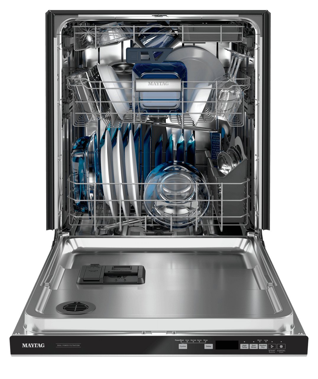 MDB8959SKZ Maytag 24 Inch Top Control Dishwasher - Stainless Steel-4