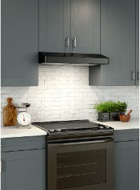 TEN236BL Broan 36 Inch Tenaya 2 Under Cabinet Range Hood - Black-4