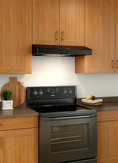 TEN130BL Broan 30 Inch Tenaya 1 Under Cabinet Range Hood - Black-5