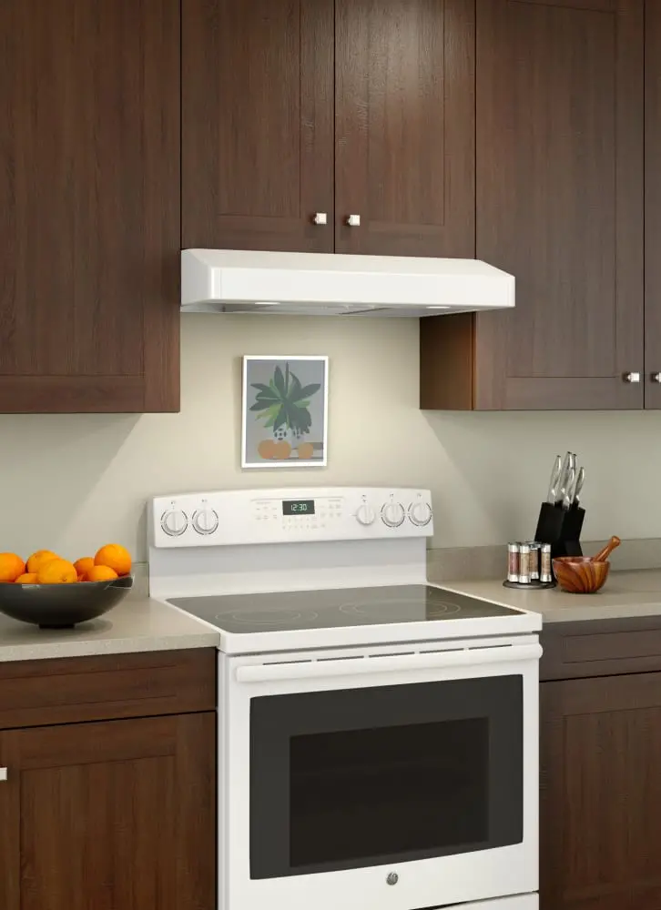 TEN130WW Broan 30 Inch Tenaya 1 Under Cabinet Range Hood - White-3