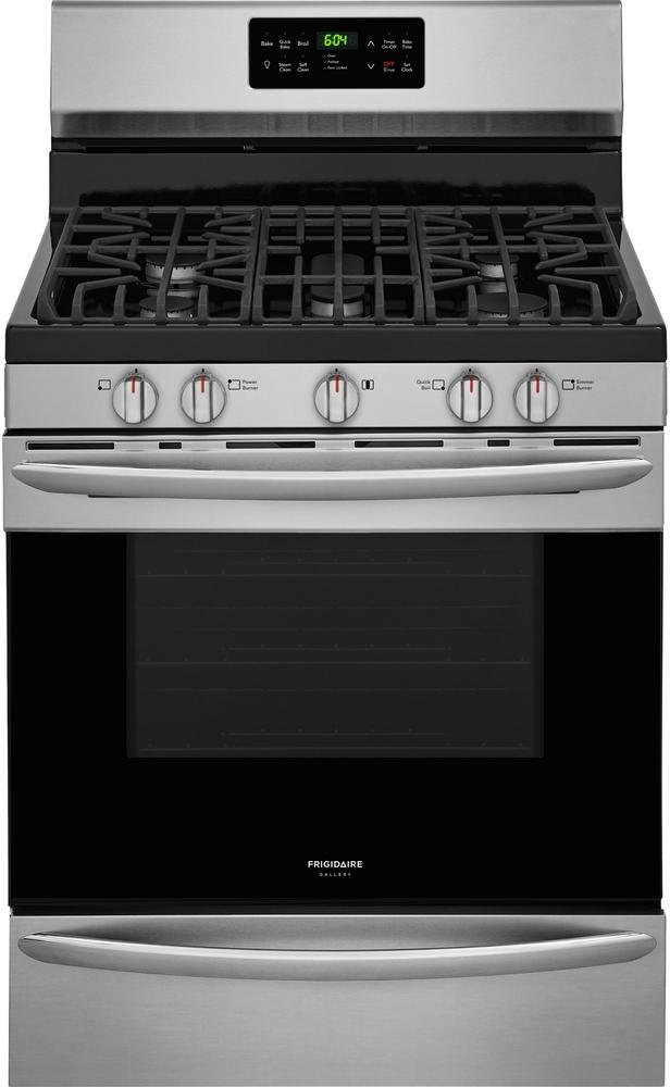 GCRG3060AF Frigidaire 30 Inch Gas Range with Air Fry - Stainless Steel-1