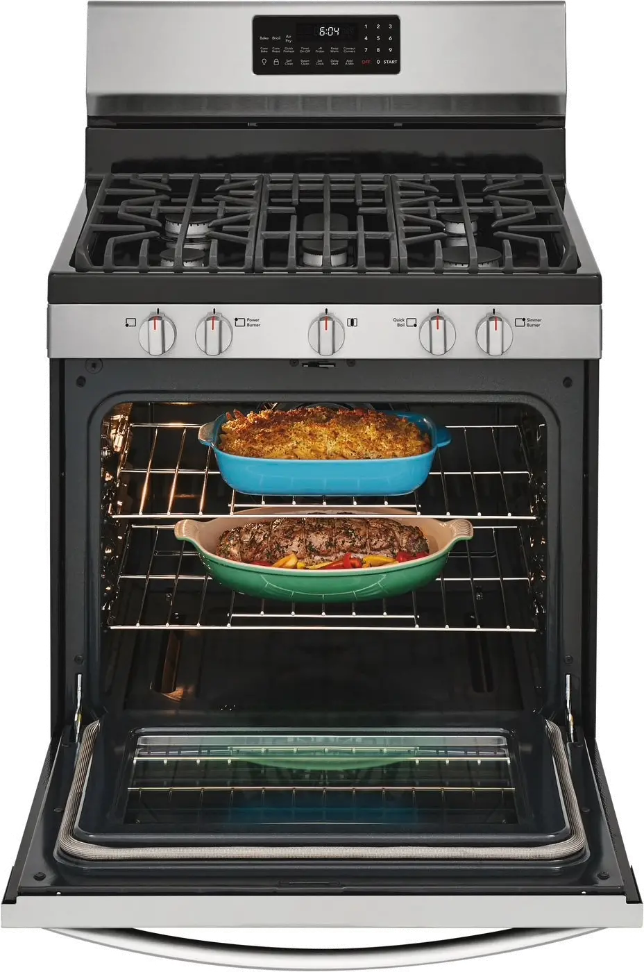 GCRG3060AF Frigidaire 30 Inch Gas Range with Air Fry - Stainless Steel-3