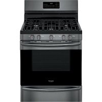 GCRG3060AD Frigidaire 30 Inch Gas Range with Air Fry - Black Stainless Steel