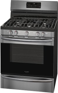 GCRG3060AD Frigidaire 30 Inch Gas Range with Air Fry - Black Stainless Steel-2