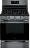 GCRG3060AD Frigidaire 5 cu ft Gas Range - Black Stainless Steel