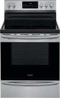 GCRE3060AF Frigidaire Gallery 30 Inch Electric Range with Convection and Air Fry - 5.7 cu. ft., Stainless Steel
