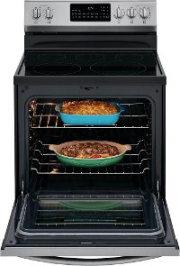 GCRE3060AF Frigidaire Gallery 30 Inch Electric Range with Convection and Air Fry - 5.7 cu. ft., Stainless Steel-2