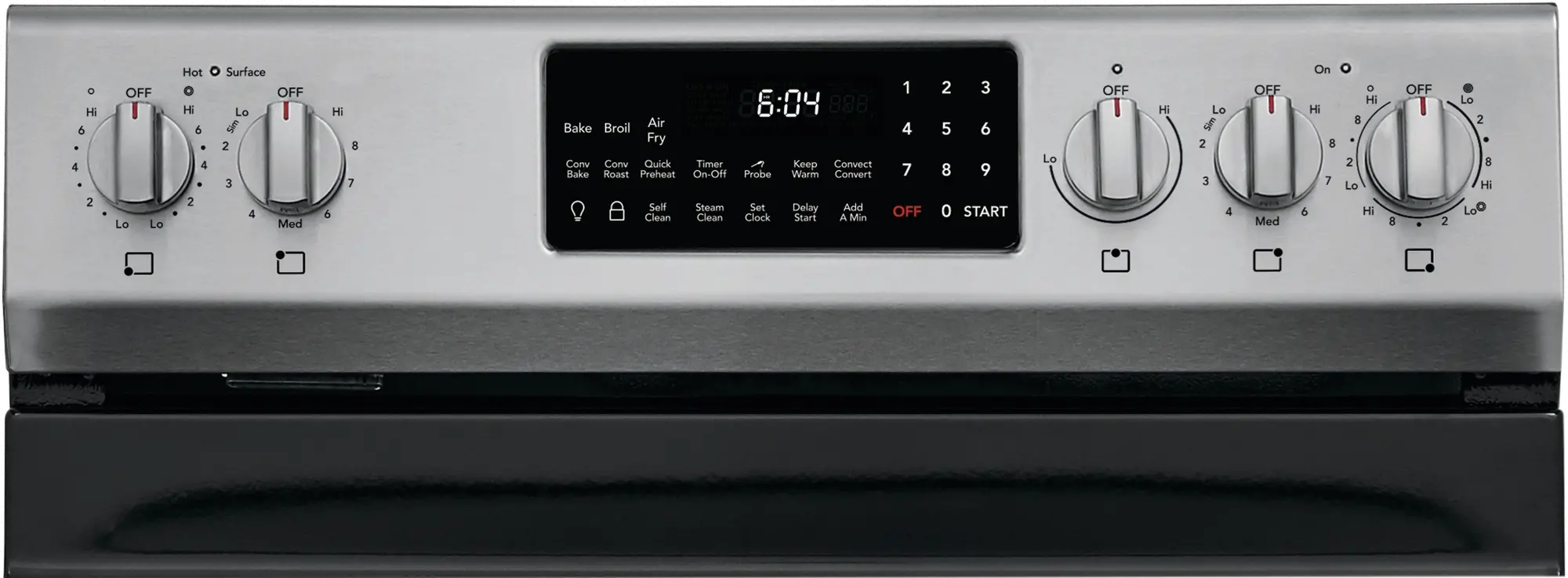 GCRE3060AF Frigidaire Gallery 30 Inch Electric Range with Convection and Air Fry - 5.7 cu. ft., Stainless Steel-3