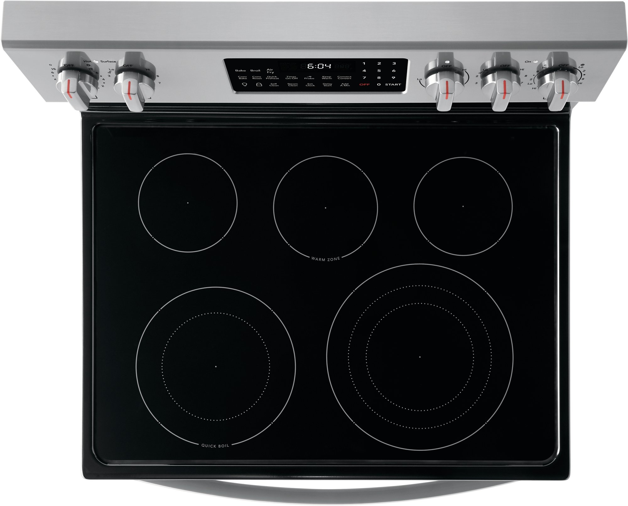 GCRE3060AF Frigidaire Gallery 30 Inch Electric Range with Convection and Air Fry - 5.7 cu. ft., Stainless Steel-4