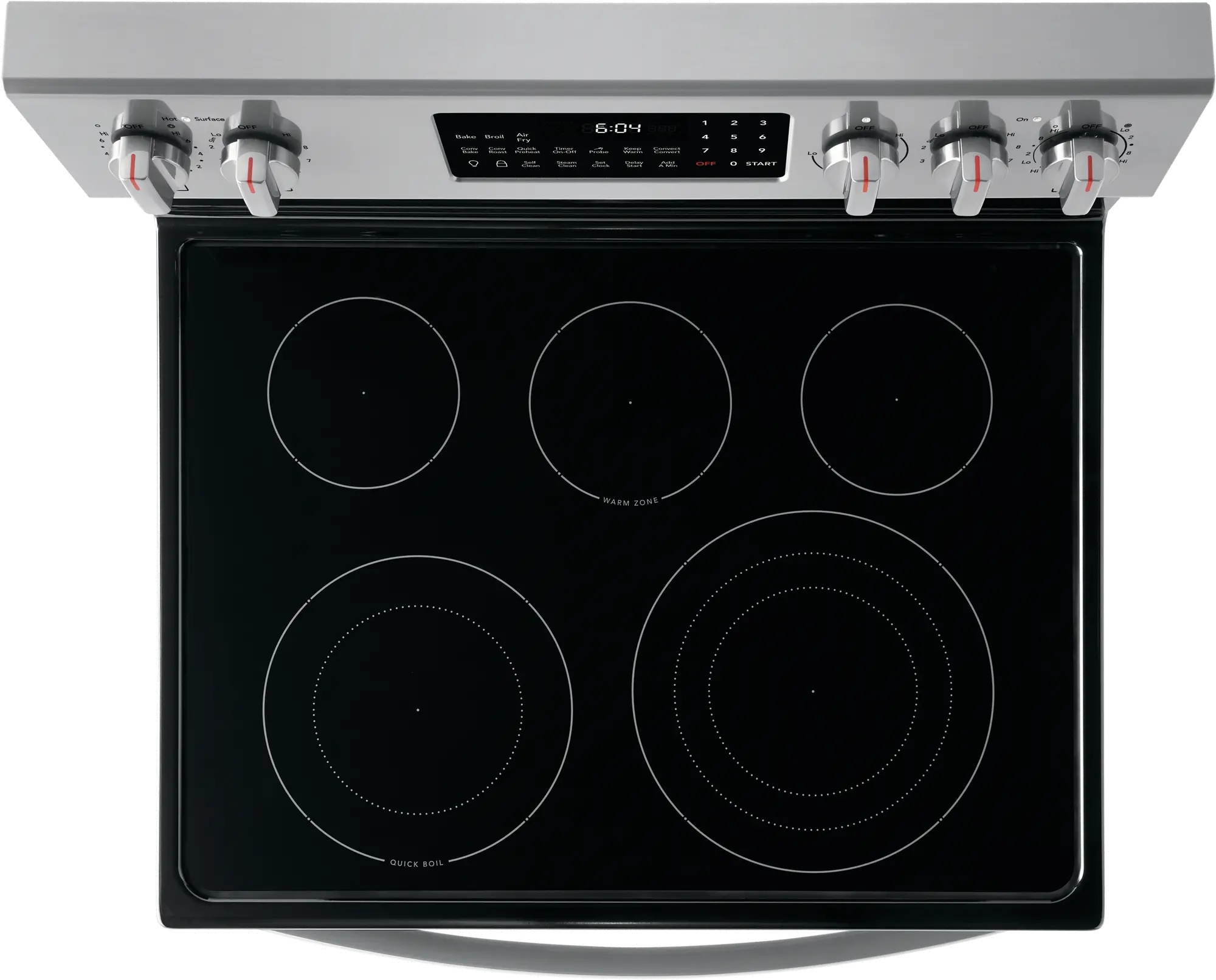 GCRE3060AF Frigidaire Gallery 30 Inch Electric Range with Convection and Air Fry - 5.7 cu. ft., Stainless Steel-4