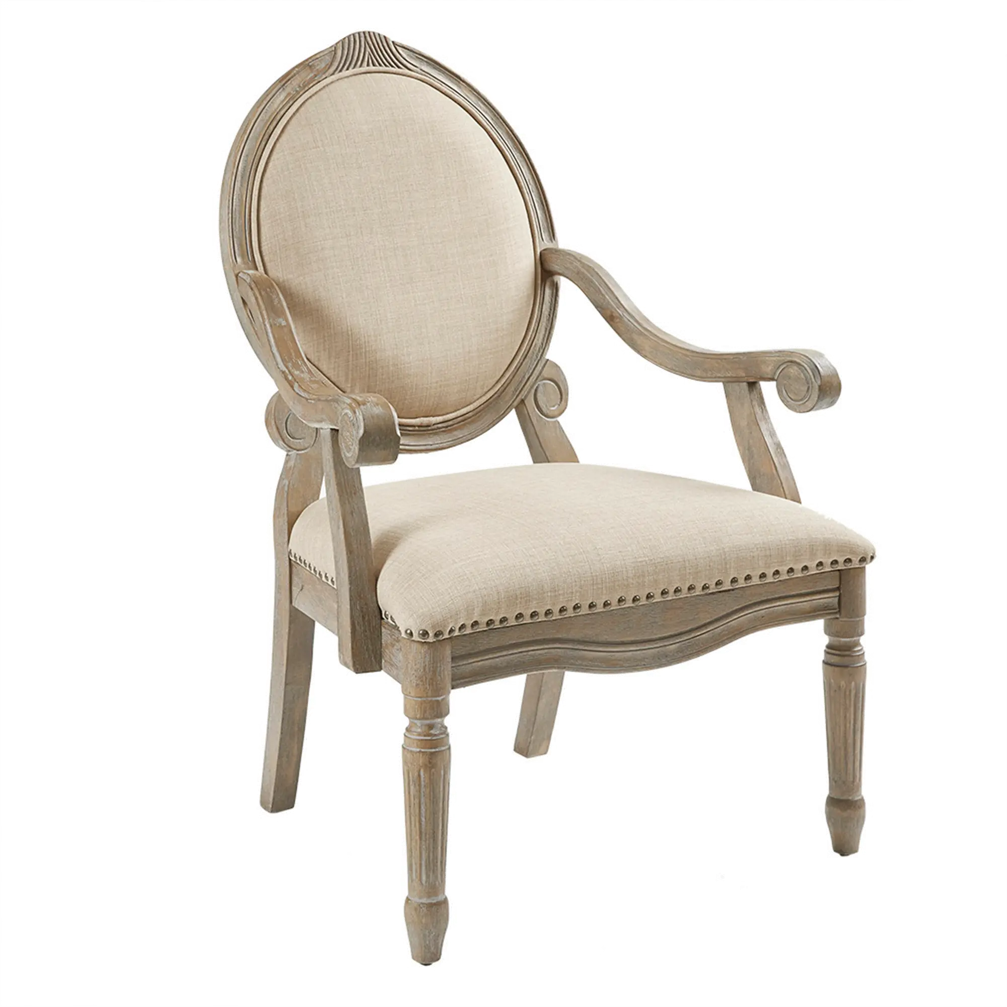 Brentwood Beige Accent Chair-4