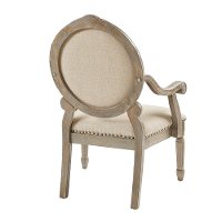 Traditional Beige Accent Chair - Brentwood-3