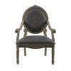 Traditional Gray Accent Chair - Brentwood