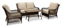 Black Wicker Patio Patio Set - Essen
