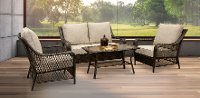 Black Wicker Patio Patio Set - Essen-2