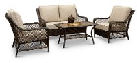 Black Wicker Patio Patio Set - Essen-3