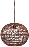 Brown Woven Hemp Rope Pendant Lamp