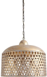 Metal Pendant Lamp with Gold Finish