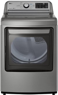 DLE7060VE LG 7.3 cu. ft. Electric Dryer with Sensor Dry Technology - Graphite Steel