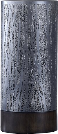 Silver Laser Cut Metal Shade Uplight Table Lamp - Berkley Trees-2