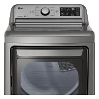 DLG7061VE LG Gas Dryer with Sensor Dry Technology - 7.3 cu. ft. Graphite Steel-2