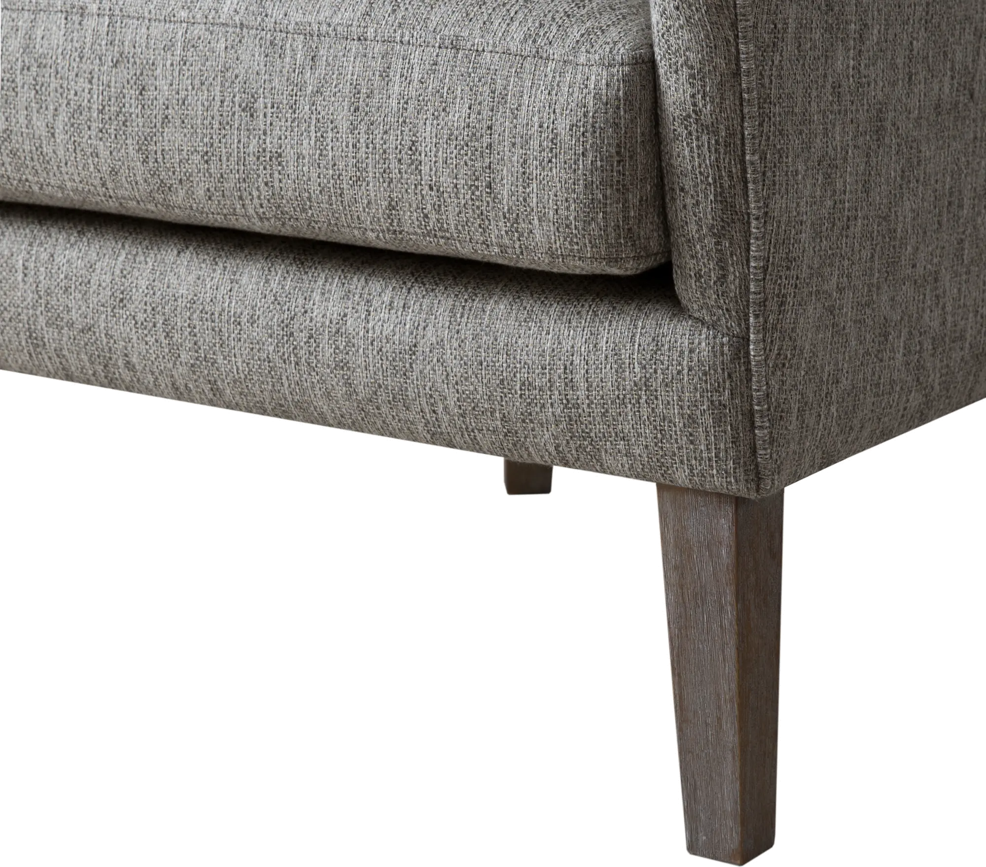 Modern Gray Swoop Wing Accent Chair - Arianna-4