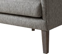 Modern Gray Swoop Wing Accent Chair - Arianna-4