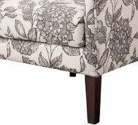 Modern Multi Gray Patterned Swoop Wing Accent Chair - Arianna-3