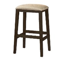 Manchester Black Upholstered 30 Inch Bar Stool