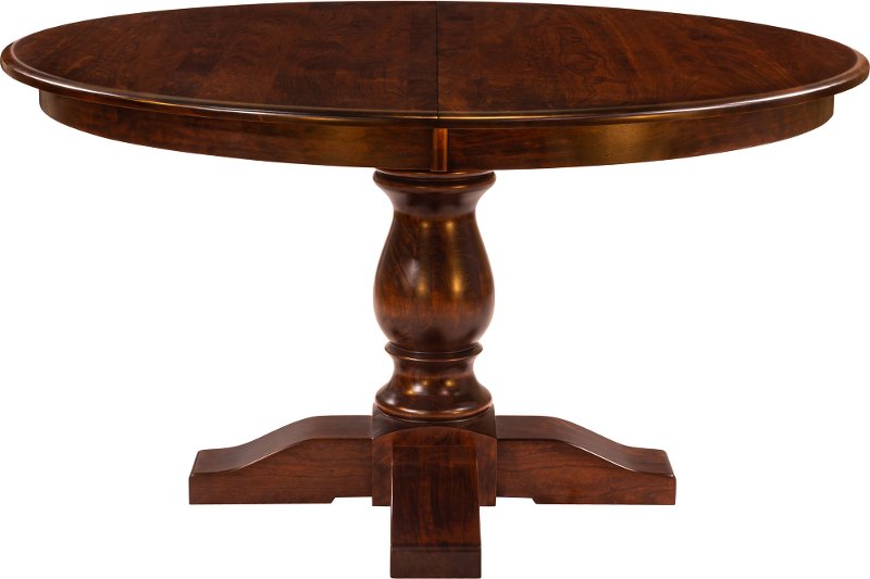 Cherry Round Dining Room Table Abbey, Round Pedestal Dining Room Table