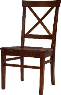 Cherry X Back Dining Room Chair - Abbey