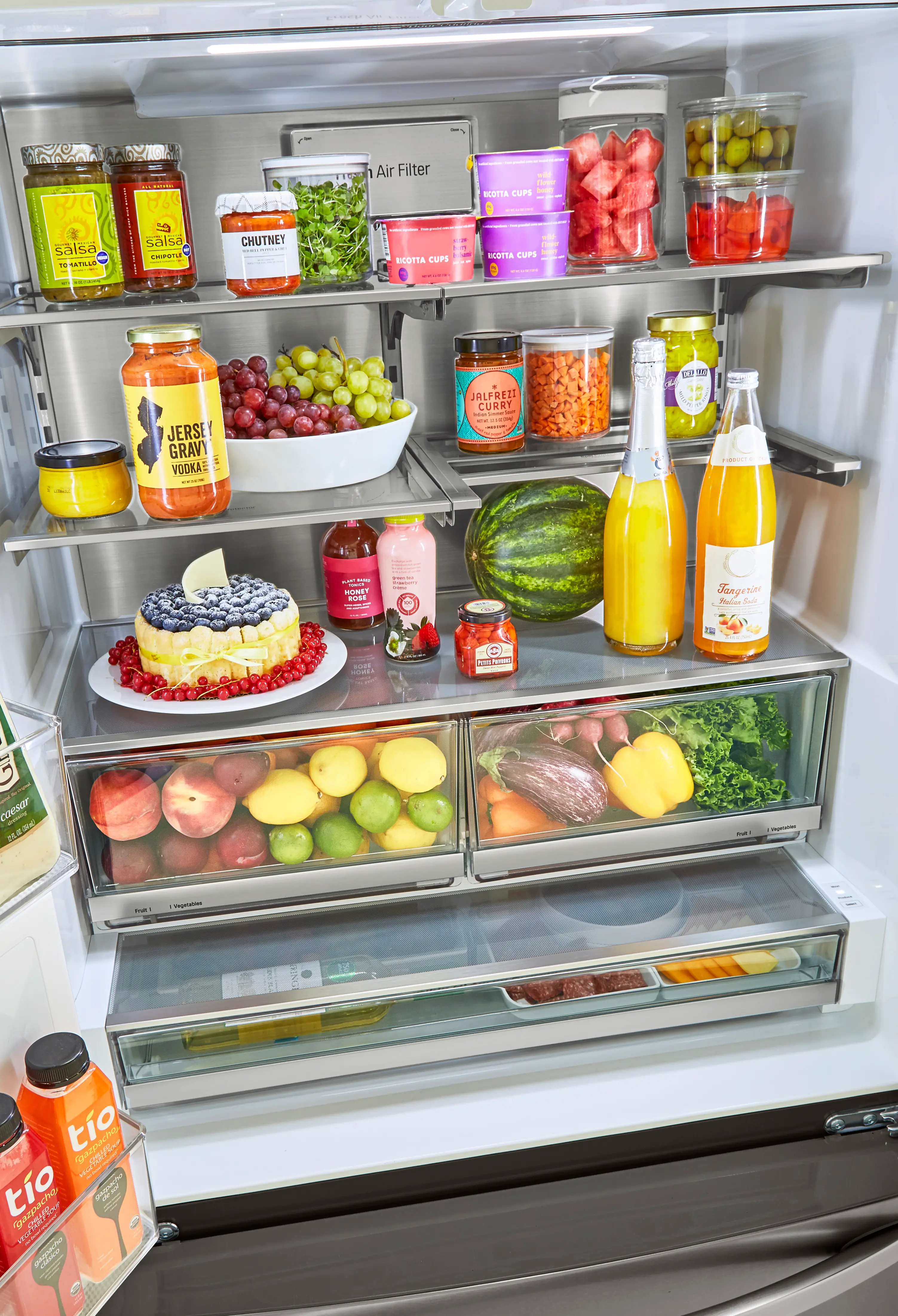 LRFXC2416D LG 23.5 cu ft French Door Refrigerator - Counter Depth Black Stainless Steel-5