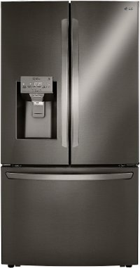 LRFXC2416D LG 36 Inch Counter Depth French Door Smart Refrigerator with Craft Ice - 23.5 cu. ft., Black Stainless Steel
