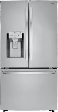 LRFXC2416S LG 23.5 cu ft French Door Refrigerator - Counter Depth Stainless Steel