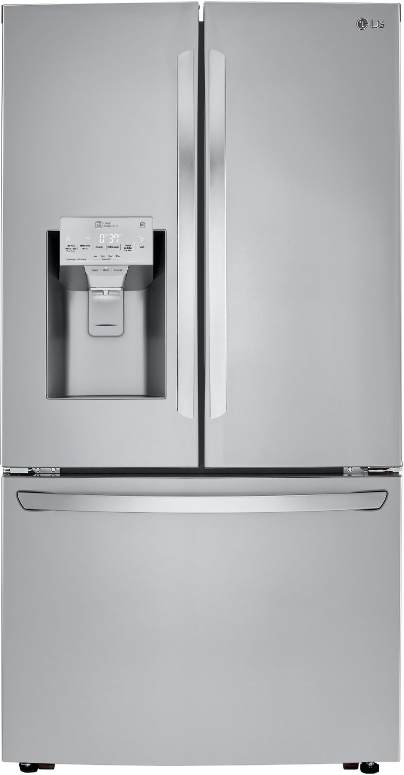 Lg 36 Inch Counter Depth French Door Smart Refrigerator With Craft Ice 23 5 Cu Ft Stainless Steel Rc Willey