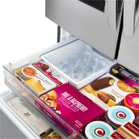 LRFXC2416S LG 36 Inch Counter Depth French Door Smart Refrigerator with Craft Ice - 23.5 cu. ft., Stainless Steel-7